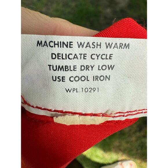 Vintage Terry of Chicago Red Blouse Size Small - Picture 7 of 7